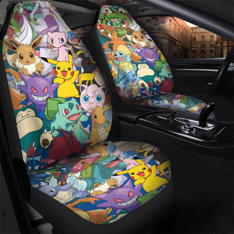 All Pokemon Pattern Car Seat Covers - Image 2