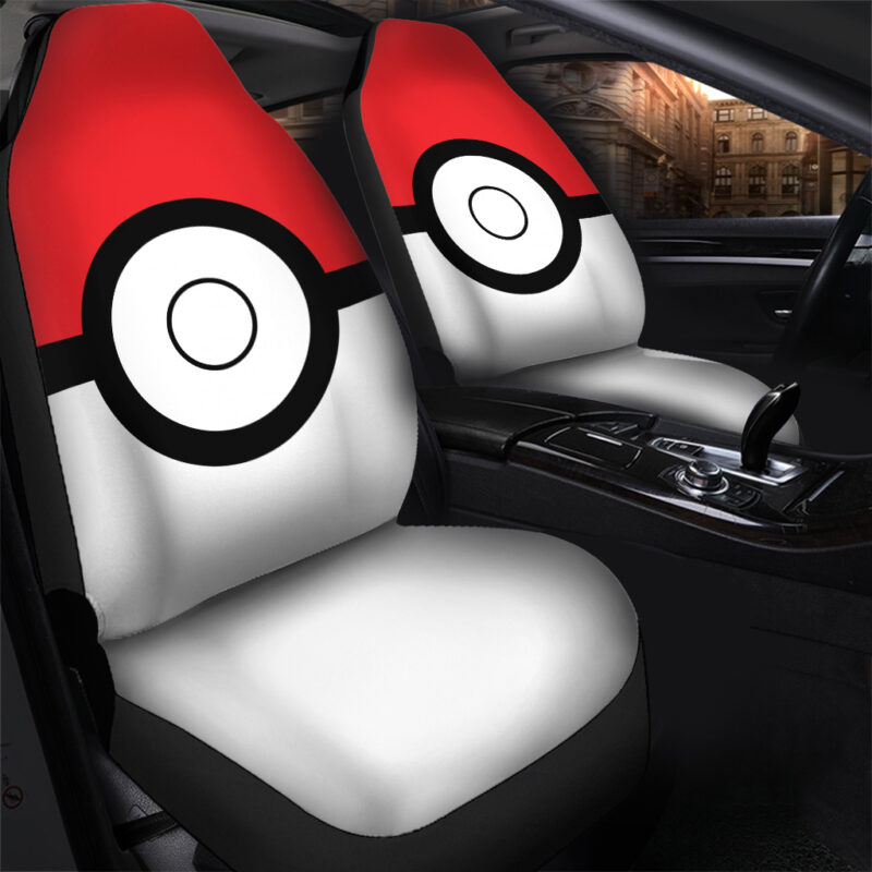 Pokeball Pokemon Car Seat Covers - Image 2