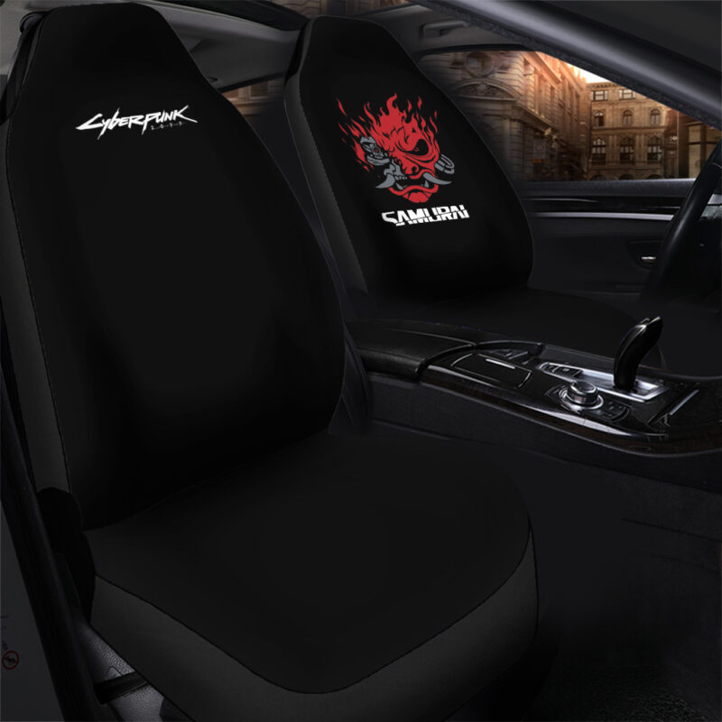 Johnny Silverhand Cyberpunk Car Seat Covers - Image 2
