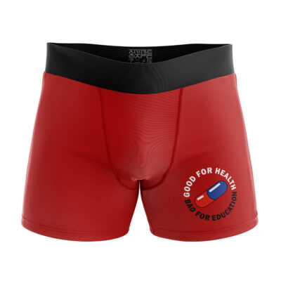 Good For Health Bad For Education Akira Boxer Briefs Men's Underwear