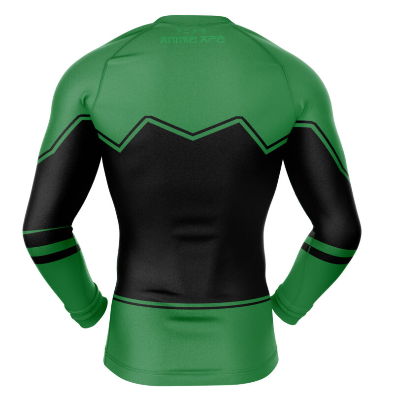 Green Lantern DC Comics Long Sleeve Rash Guard Compression Shirt - Image 2