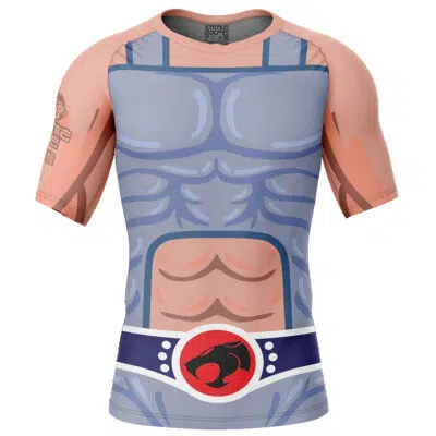Lion-O Thundercats Short Sleeve Rash Guard Compression Shirt