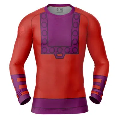 Magneto X-Men Marvel Long Sleeve Rash Guard Compression