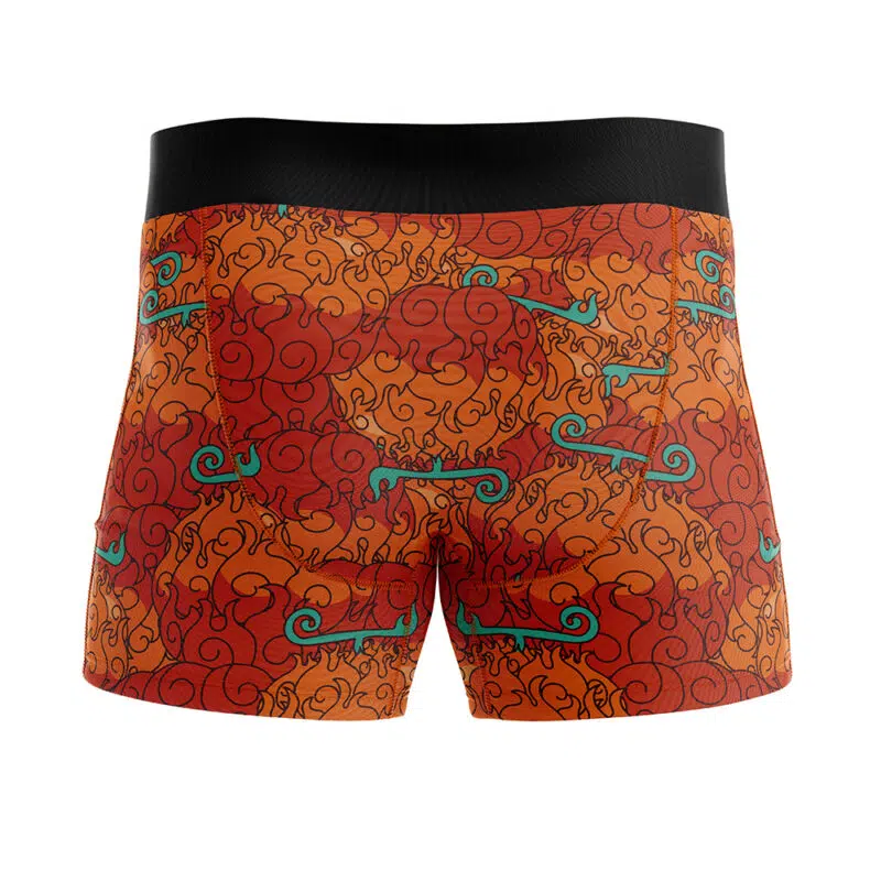 Mera Mera No Mi One Piece Boxer Briefs Men's Underwear - Image 3