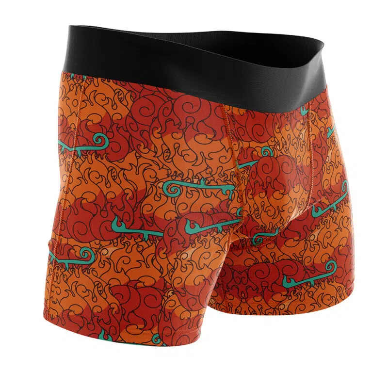Mera Mera No Mi One Piece Boxer Briefs Men's Underwear - Image 2