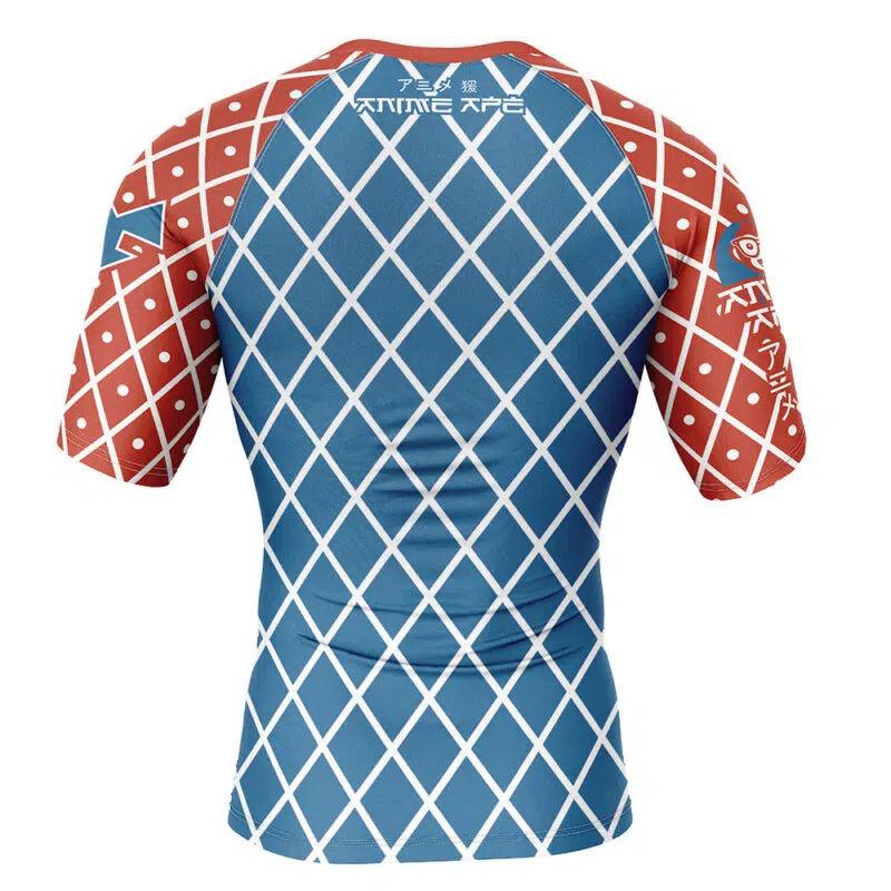 Mista Guido Jojo's Bizarre Adventure Short Sleeve Rash Guard Compression Shirt - Image 2