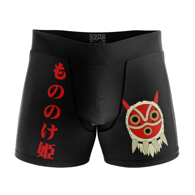 Princess Mononoke Studio Ghibli Boxer Briefs Men's Underwear