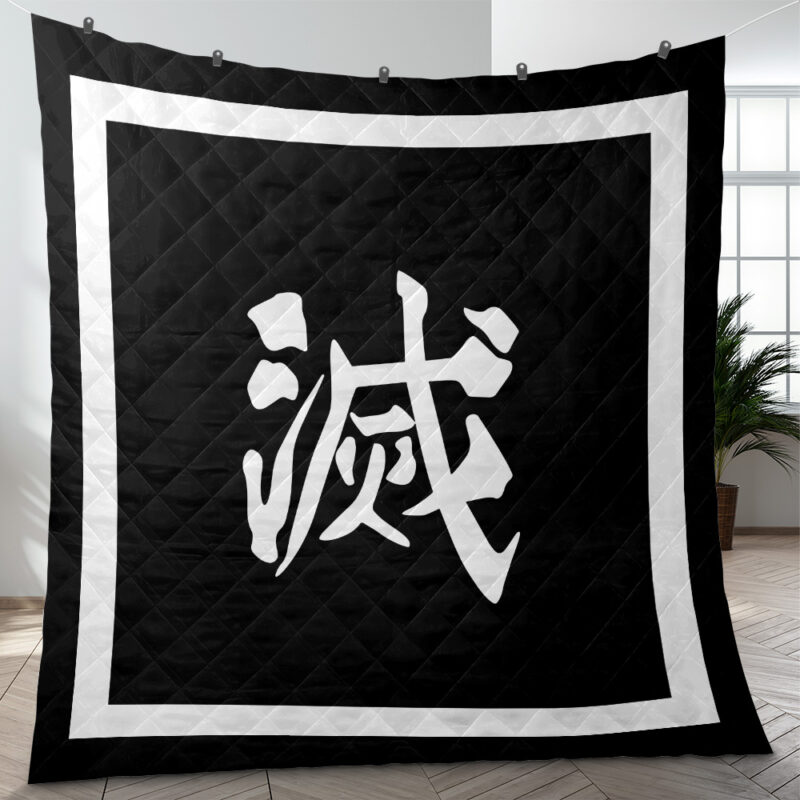 Demon Slayer Uniform Quilt Blanket