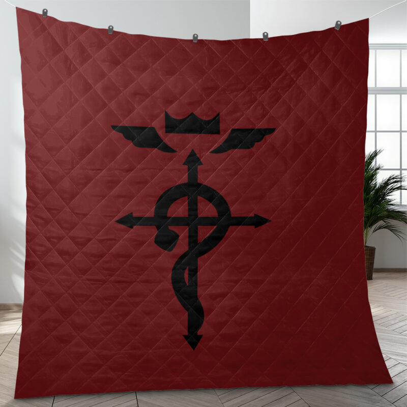 Edward Elric Fullmetal Alchemist Quilt Blanket