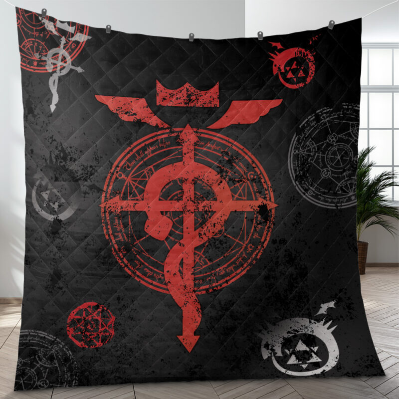 Transmutation Circle Fullmetal Alchemist Quilt Blanket