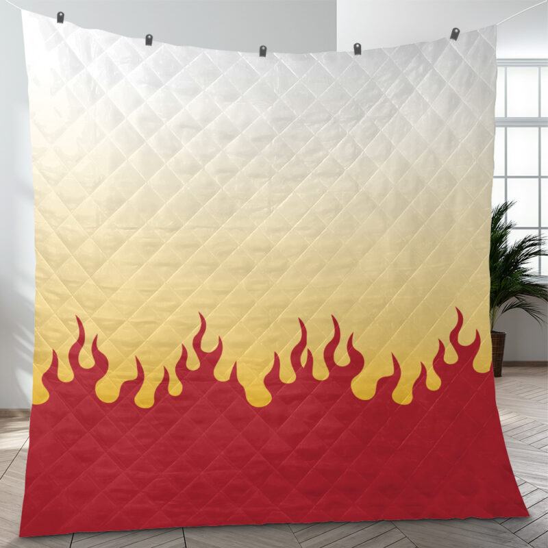 Kyojuro Rengoki Demon Slayer Quilt Blanket