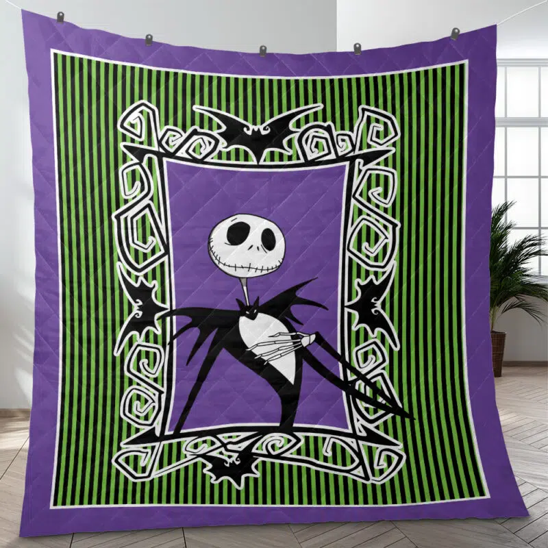 Jack Skellington The Nightmare Before Christmas Quilt Blanket