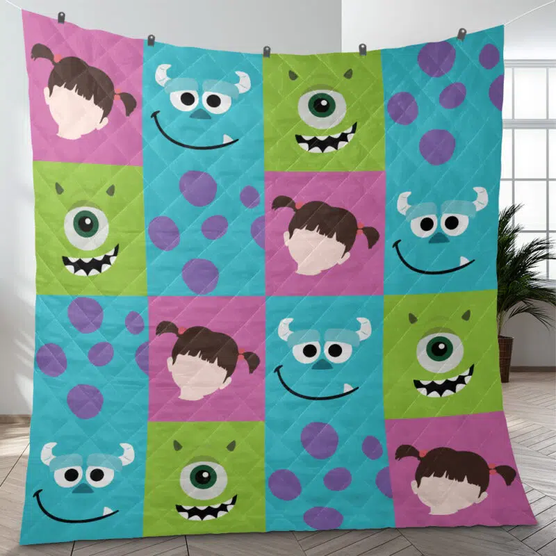 Monsters Inc. Quilt Blanket