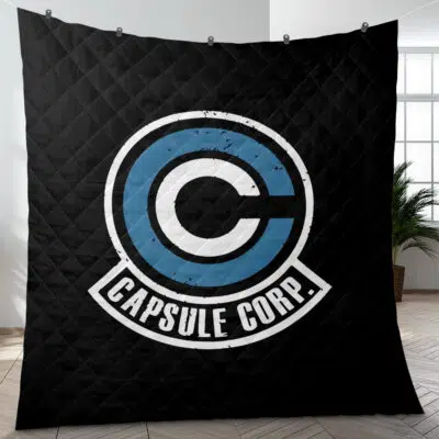 Capsule Corp Dragon Ball Quilt Blanket