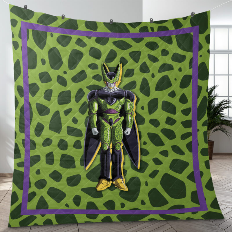 Cell Dragon Ball Quilt Blanket