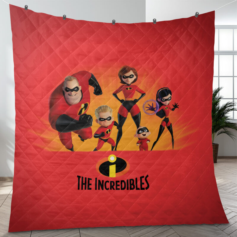 Incredibles Disney Quilt Blanket