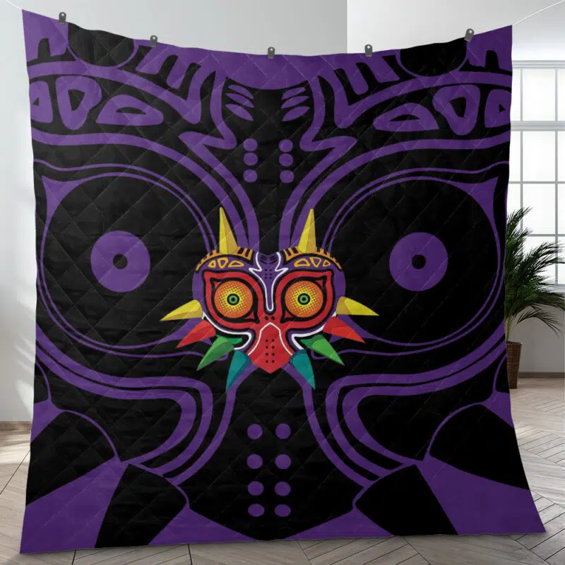 Majora's Mask The Legend of Zelda Quilt Blanket
