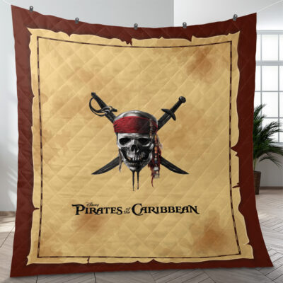 Pirates of the Caribbean Disney Quilt Blanket