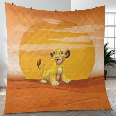 Simba The Lion King Disney Quilt Blanket