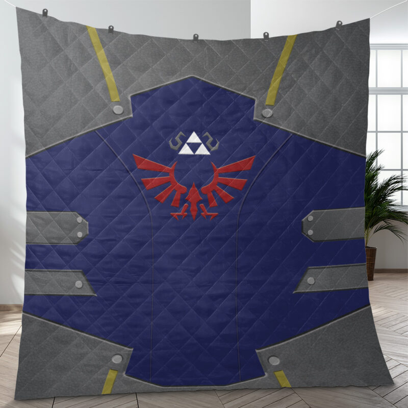 Shield Style The Legend of Zelda Quilt Blanket
