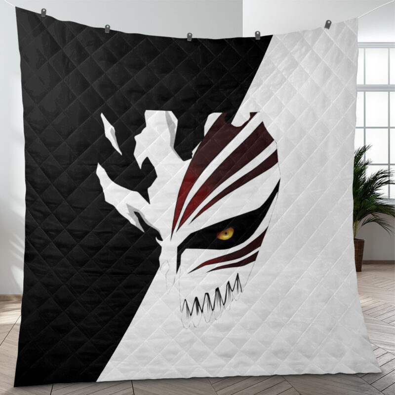 Ichigo Hollow Mask Bleach Quilt Blanket