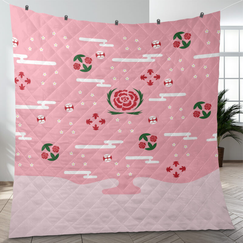 Shunsui Bleach Quilt Blanket