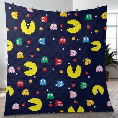 PacMan Quilt Blanket