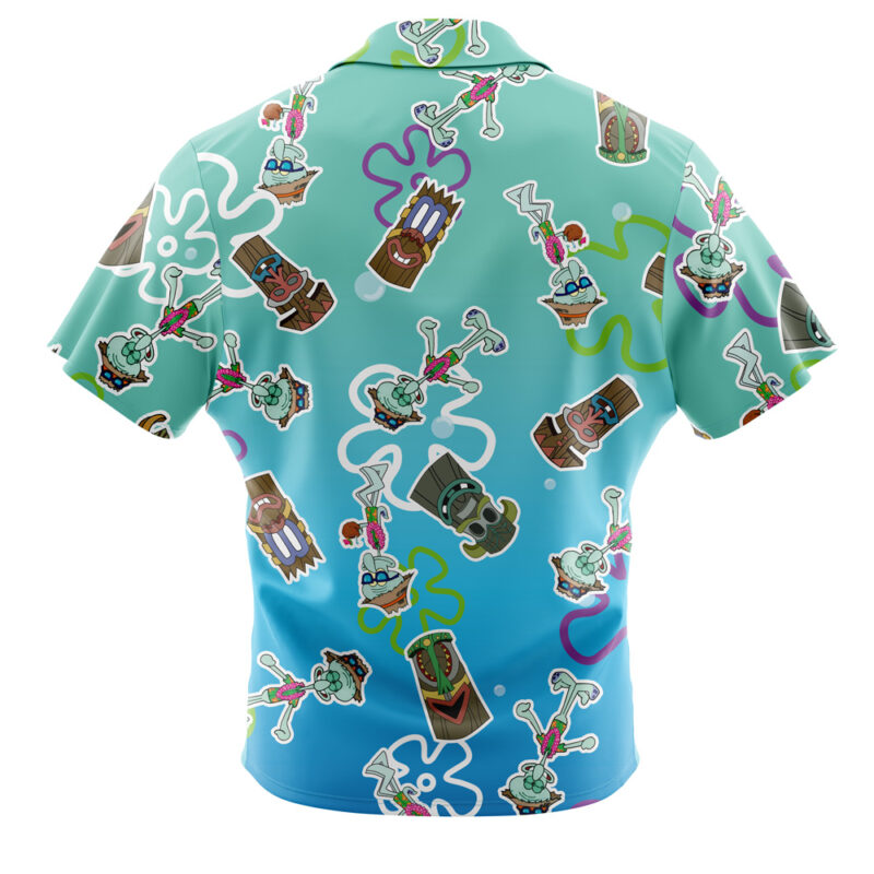 Squidward Tiki Dreams Spongebob SquarePants Hawaiian Shirt