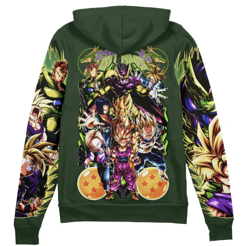 Cell Games Dragon Ball Z Streetwear Zip Hoodie Jacket
