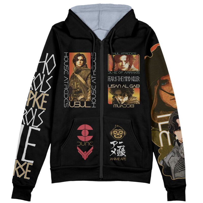 Dune Streetwear Zip Hoodie Jacket - Image 2