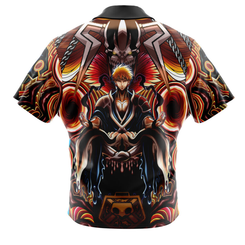 Trippy Kurosaki Ichigo TYBWA Bleach Button Up Hawaiian Shirt - Image 2