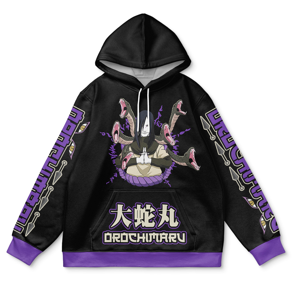 haruru⭐︎ Orochimaru Shippuden Streetwear Hoodie | Anime Ape