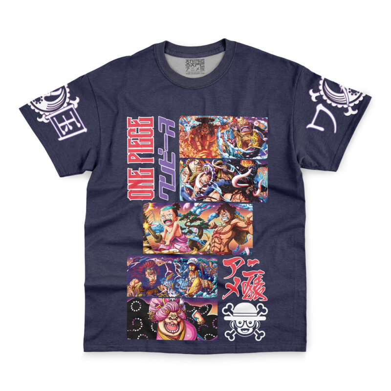 Wano Kuni One Piece Streetwear T-Shirt - Image 4