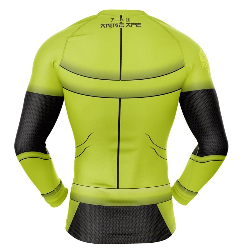 Android 16 Dragon Ball Z Long Sleeve Rash Guard Compression Shirt - Image 2