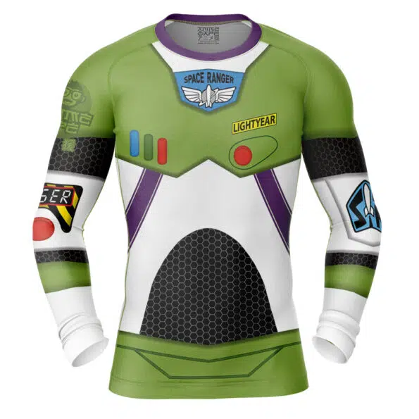 Buzz Lightyear Toy Story Long Sleeve Rash Guard Compression