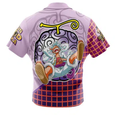 Gear 5th Luffy V2 One Piece Button Up Hawaiian Shirt