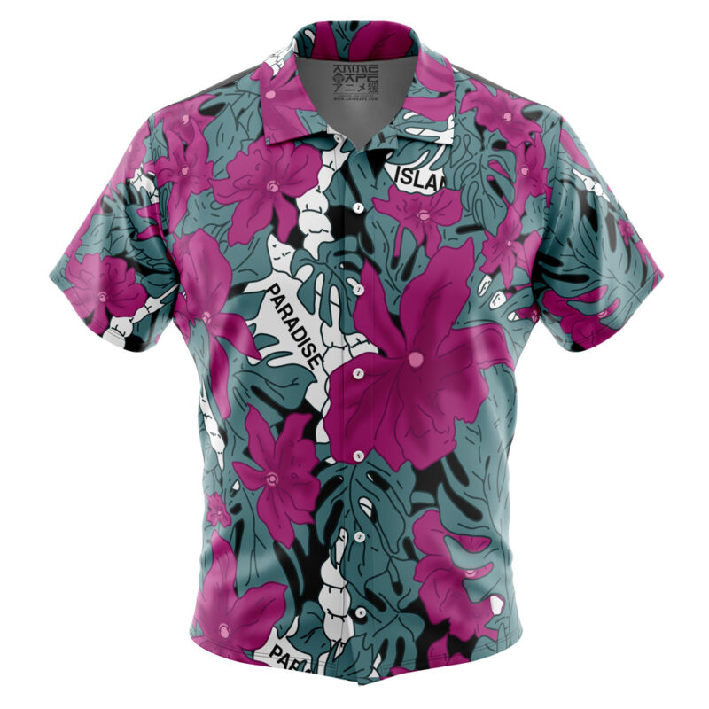 Jurassic Park Tropical Pop Culture Button Up Hawaiian Shirt