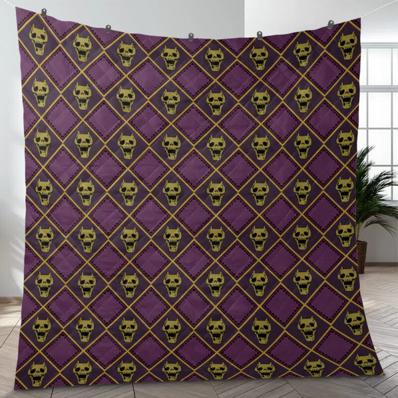 Killer Queen Jojo's Bizarre Adventure Quilt Blanket