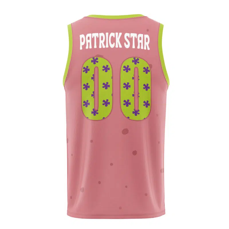 Patrick Star V2 SpongeBob SquarePants Basketball Jersey - Image 2