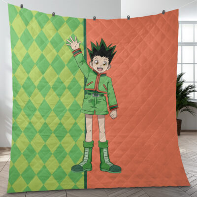 Gon Hunter X Hunter Quilt Blanket