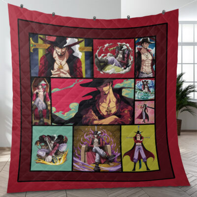 Dracule Mihawk One Piece Quilt Blanket
