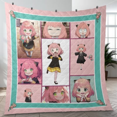 Anya Forger Spy X Family Quilt Blanket