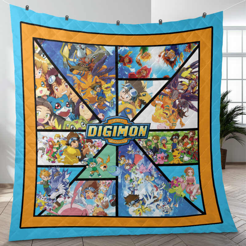 Digimon Quilt Blanket