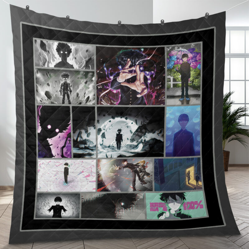 Mob Psycho 100 Quilt Blanket