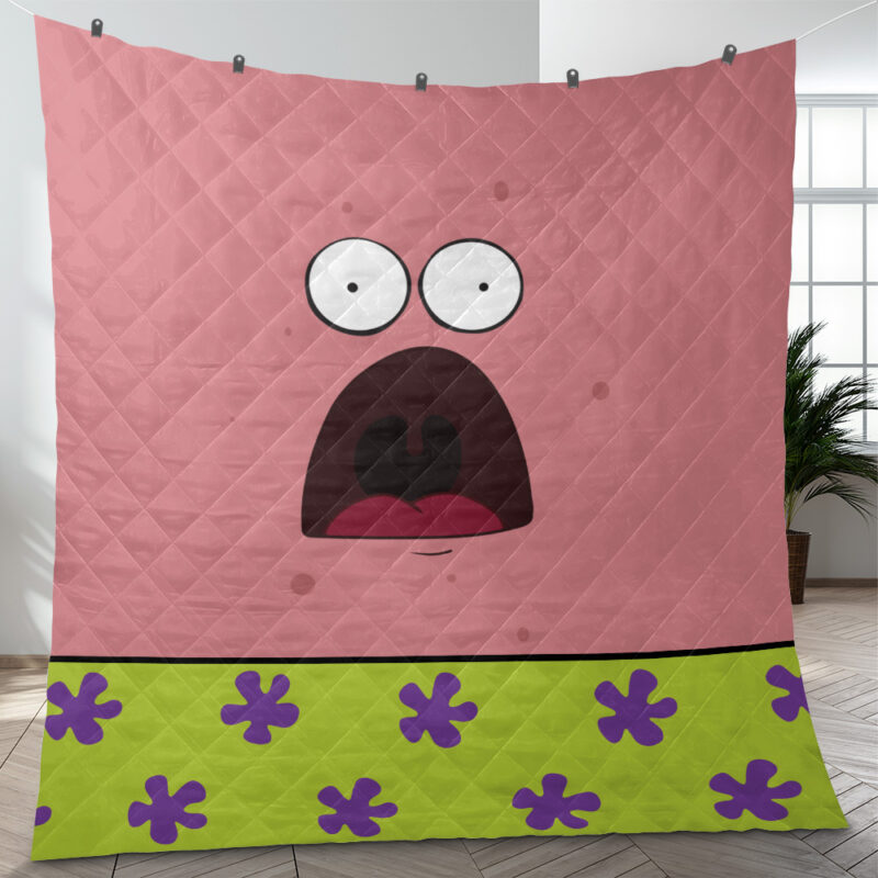 Patrick Star Spongebob Squarepants Quilt Blanket