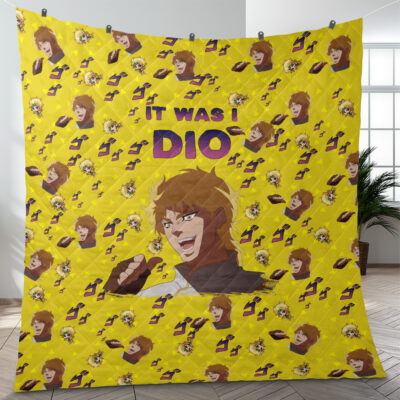 It Was Me DIO! Jojo's Bizarre Adventure Quilt Blanket