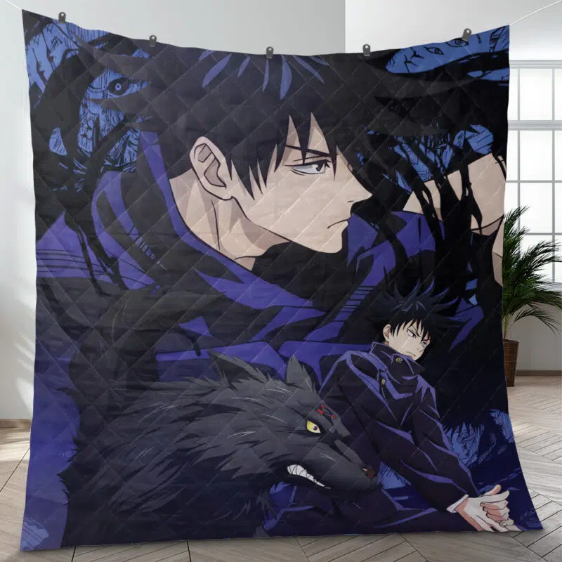 Megumi Jujutsu Kaisen Quilt Blanket