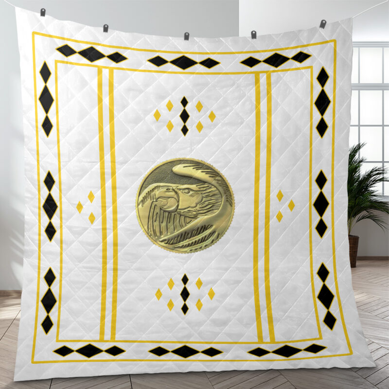 White Ranger Ninjetti Mighty Morphin Power Rangers Quilt Blanket