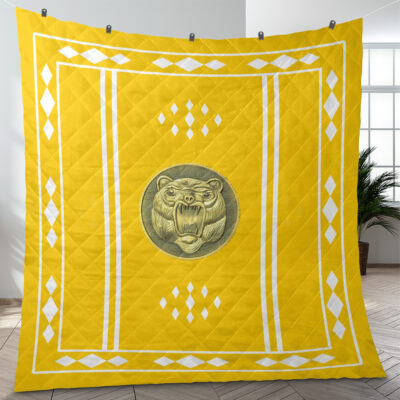 Yellow Ranger Ninjetti Mighty Morphin Power Rangers Quilt Blanket