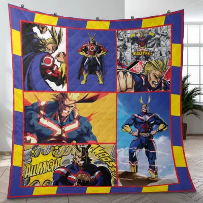 All Might My Hero Academia Quilt Blanket